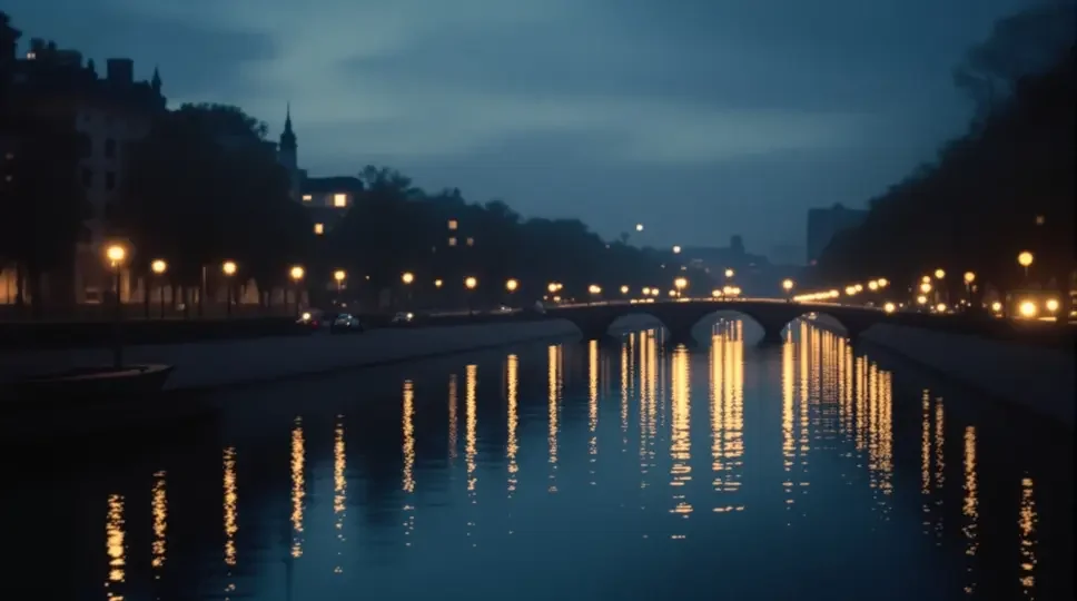 夜的河流