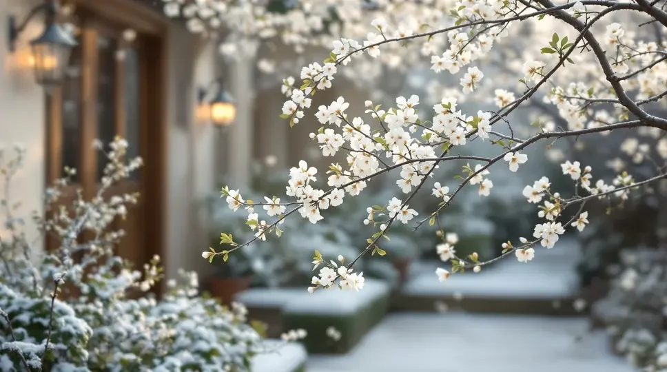 初雪清晨